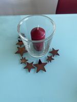Windlicht aus Glas, 13cm hoch