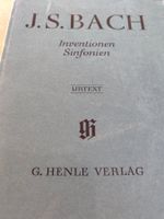 J.S. Bach Inventionen Sinfonien Henle Urtext Noten