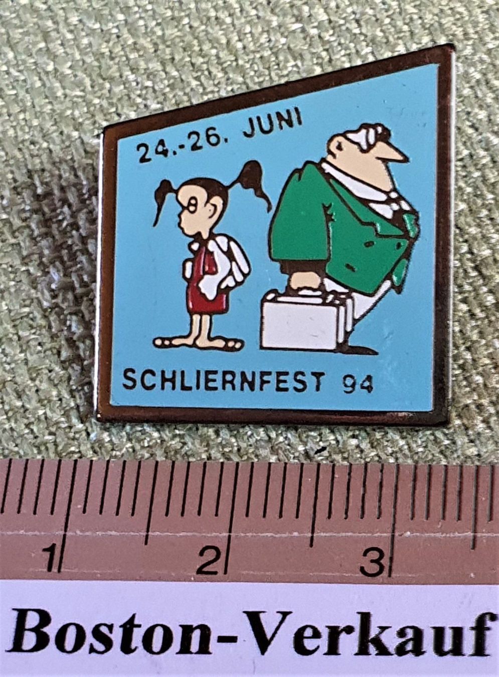 Medaillen: B851 - Pin Schlieren Fest Juni 1994 CH – Gebraucht aus Reinach BL von Boston-Verkauf 2