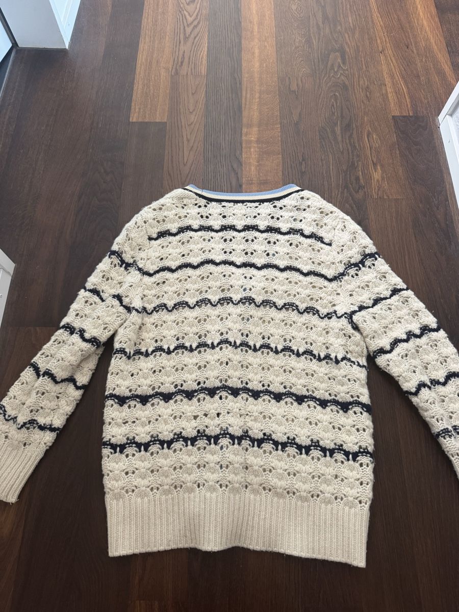 Sandro Giacche: Sandro Strickjacke Gr. S Offwhite/Blau – Usato da Männedorf venduto da ale_c76g 2
