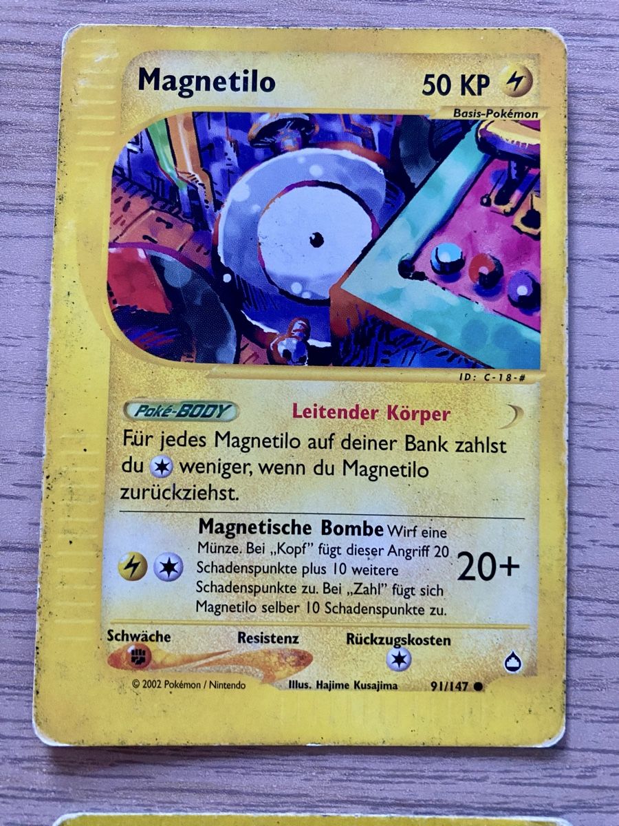 Pokémon Cartes à collectionner: Pokemon Karten Feurigel, Evoli, Lapras, Magnetilo, Voltobal – D'occasion à Haldenstein par lisipe 5