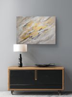 Originalegemälde auf Leinwand 60x80 cm, goldenen Unikat!!!