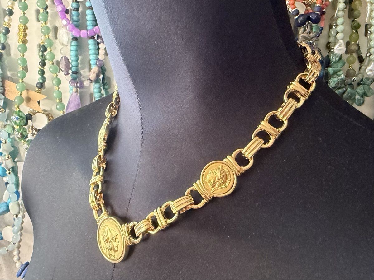 Catenine: Vintage Halskette Luxus Modeschmuck  – Usato da Lamone venduto da LaCantinaMagica 3