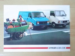 Citroen C25 C35 - Prospekt Frankreich 6.84 - M026