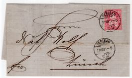 1881 FALTBRIEFHÜLLE - HERISAU NACH ZÜRICH SITZENDE HELVETIA