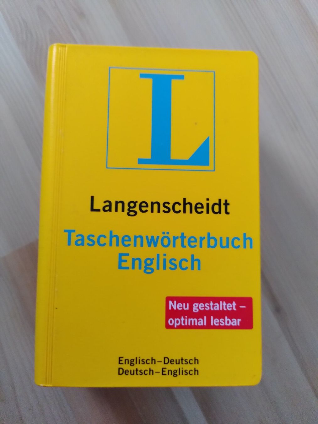 Bücher: LANGENSCHEIDT TASCHENWÖRTERBUCH ENGLISCH – Gebraucht aus Brugg AG von olamim