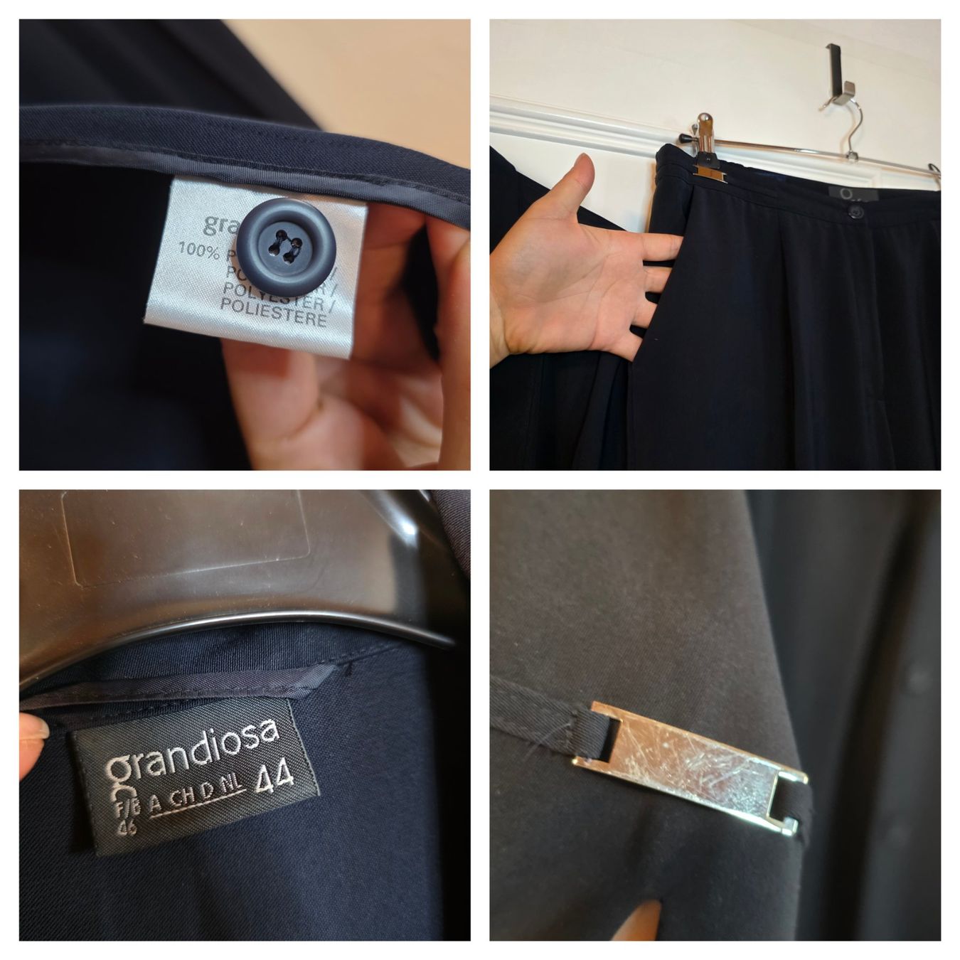 Anzüge & Kostüme: Grandiosa Set Blazer & Hose Gr.44 dunkelblau – Gebraucht aus Wald ZH von CapLux 3