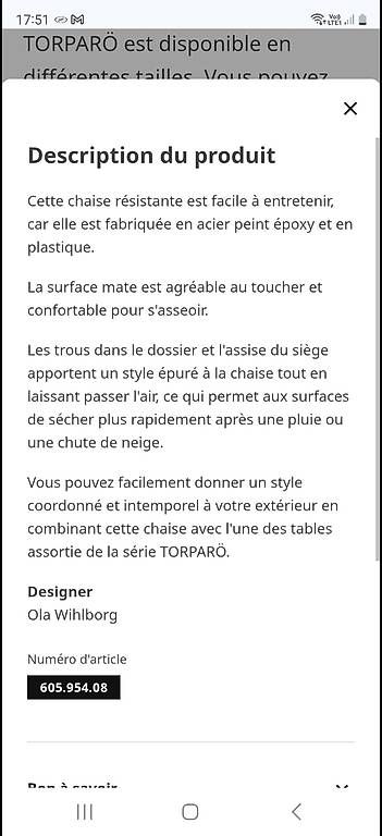 Sedie: Chaises de jardin ou balcon – Usato da Poliez-le-Grand venduto da popob63 1