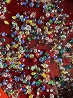Lot verschiedene Glasperlen – bunt – Schmuck Basteln