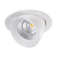 LED Deckenstrahler, Weiss,19 cm Ø, IP20