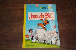 BOULE & BILL °°° JEUX DE BILL  °°°  DOS ROND E.O 1975