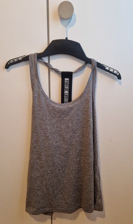 2 x Damen Sport Tops Grau, Gr. M
