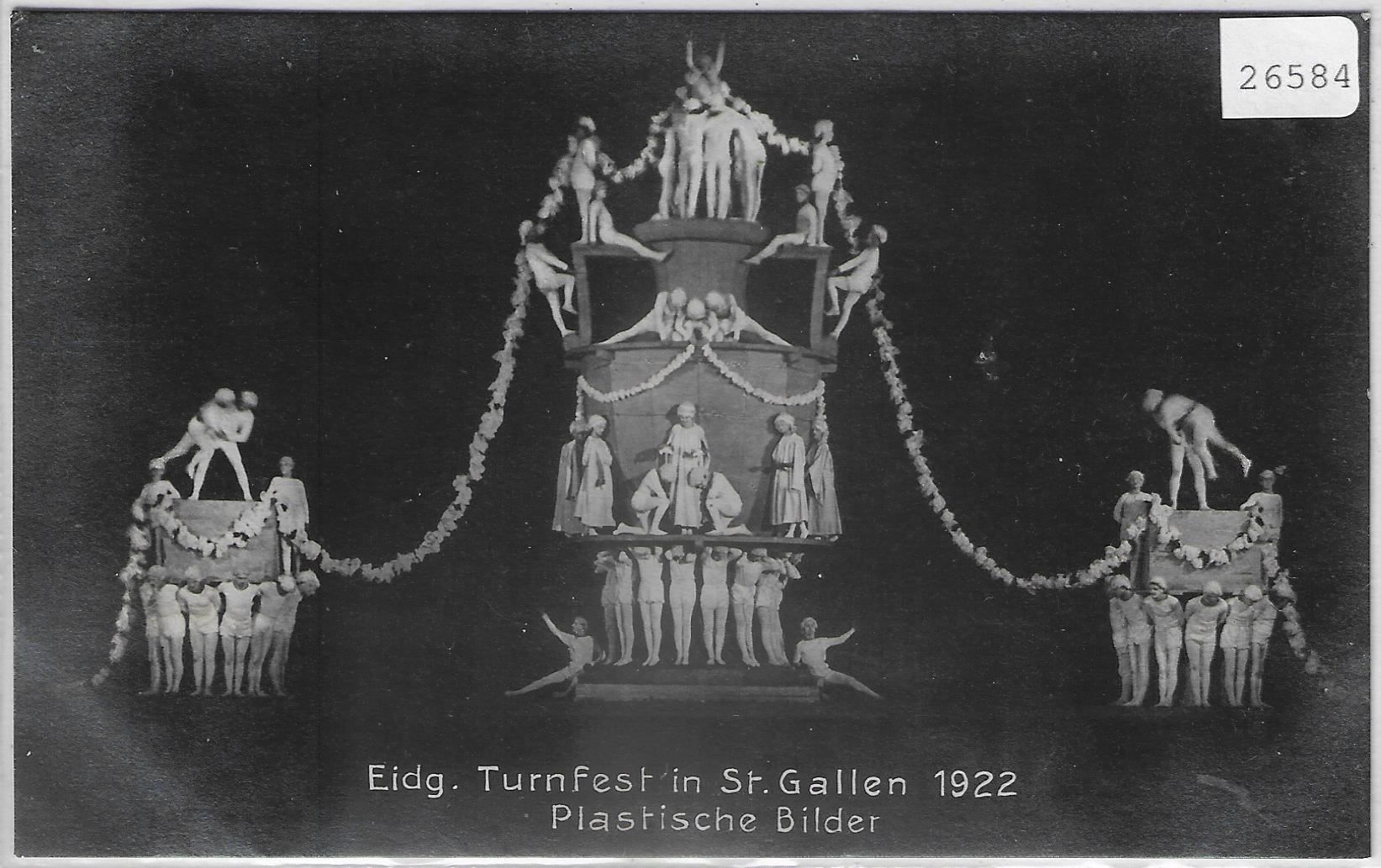 Cartoline postali: Eidg. Turnfest in St. Gallen 1922 – Usato da Ettingen venduto da Kartenplanet