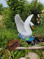 3D-Druck Schwan XXL (59cm)  Elegante Kunst-Skulptur (PETG)