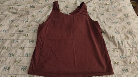 Top MELA beige Grösse XL in schönem Braun 