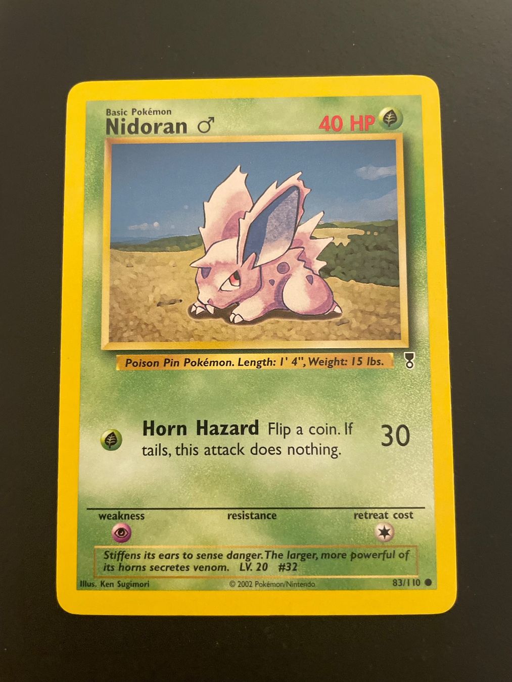 Pokémon Carte collezionabili: Nidoran 83/110 Common Legendary Collection – Usato da Zürich venduto da pokemon_cards
