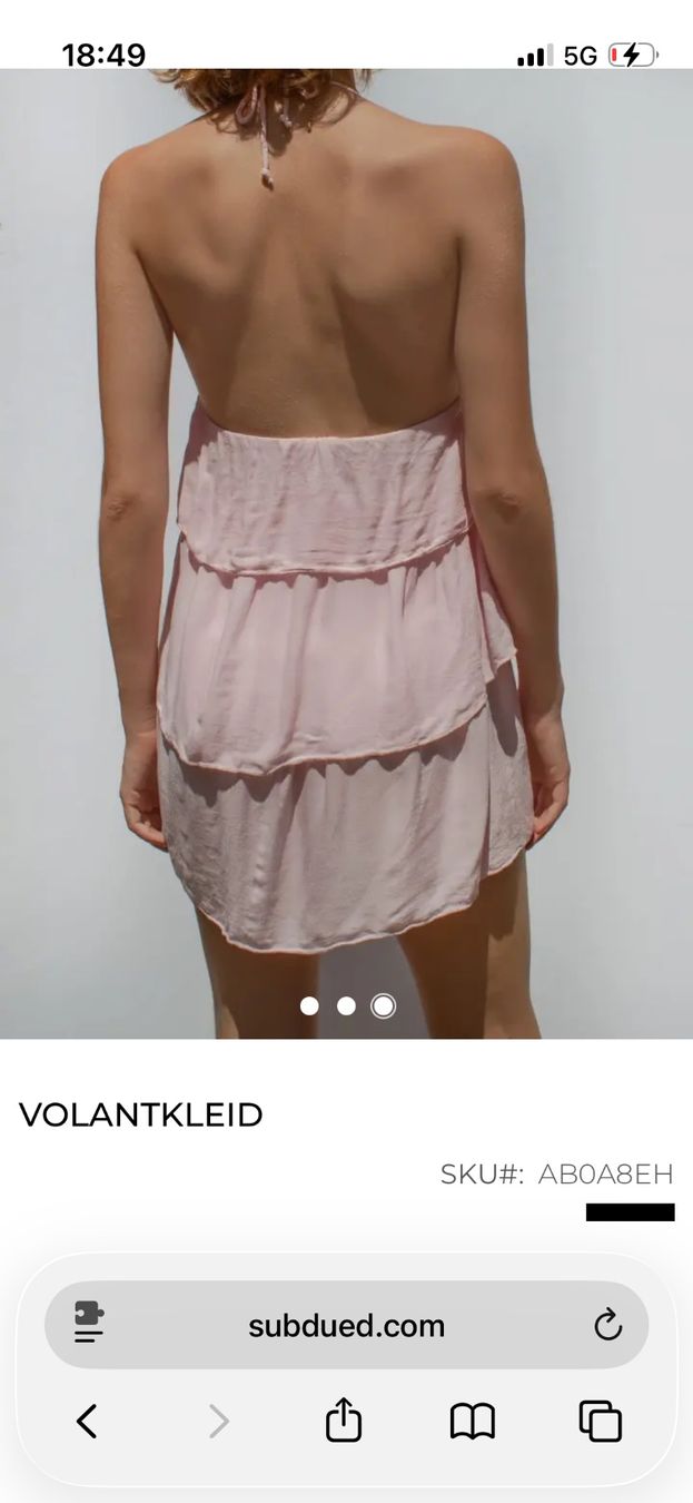 Vestiti: Subdued Volantkleid Rosa – Nuovo (secondo la descrizione) da Dietikon venduto da Pmoebi 5