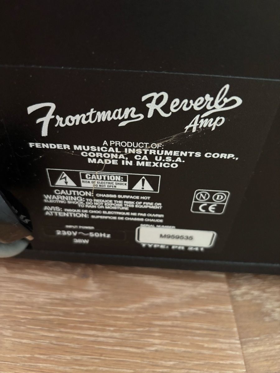 Fender Amplificatori: Fender Frontman Reverb Amp – Usato da Münchenbuchsee venduto da robpletscher 1