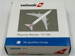 Swissair Boeing 747-300 Schabak Modellflugzeug 801/4 OVP
