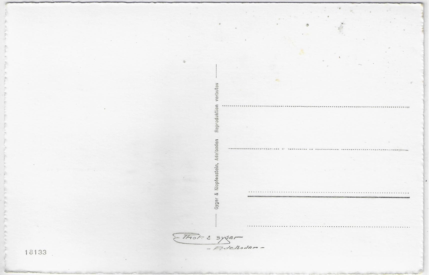Cartes postales: Adelboden - Multiview - Photo: E. Gyger – D'occasion à Ettingen par Kartenplanet 1