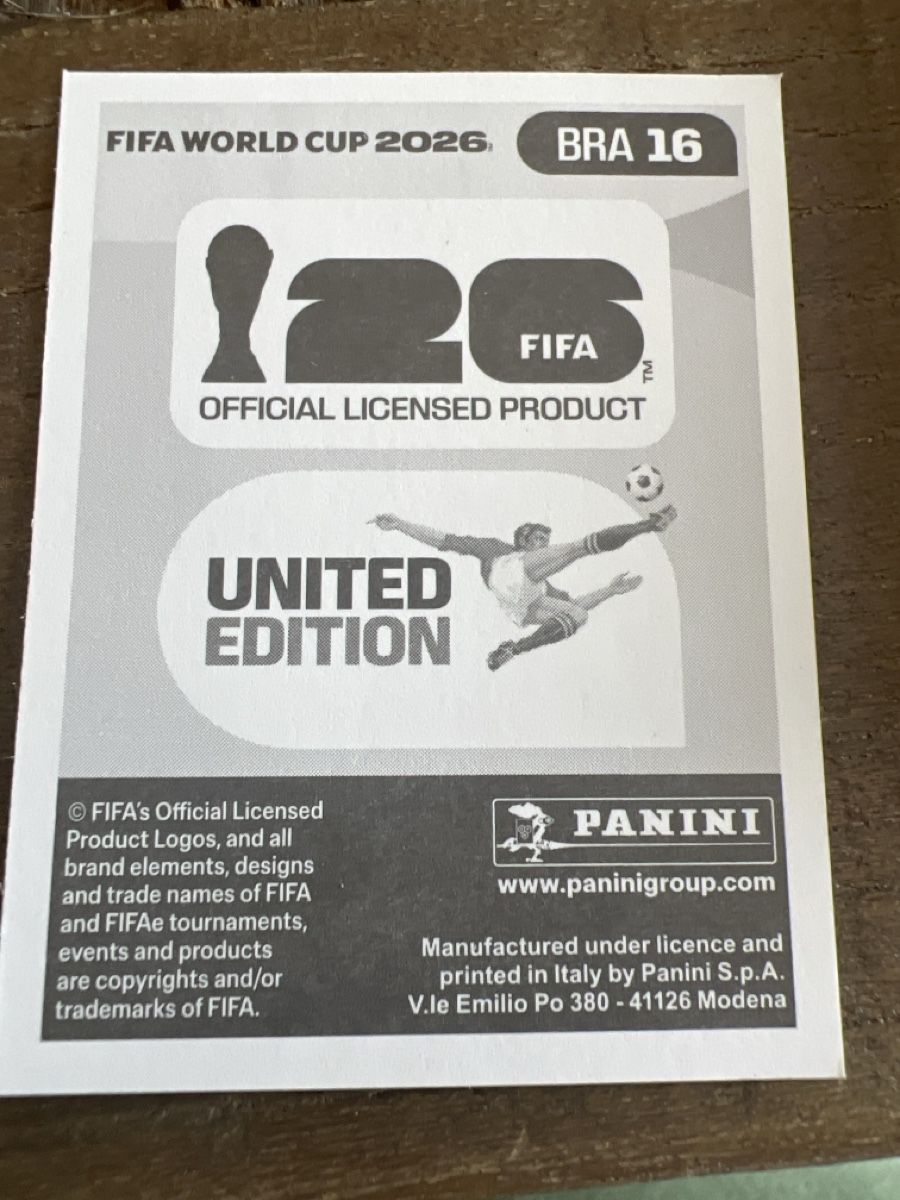 Panini Carte collezionabili: BRA 16 – Nuovo (secondo la descrizione) da Balsthal venduto da pas_6qqf