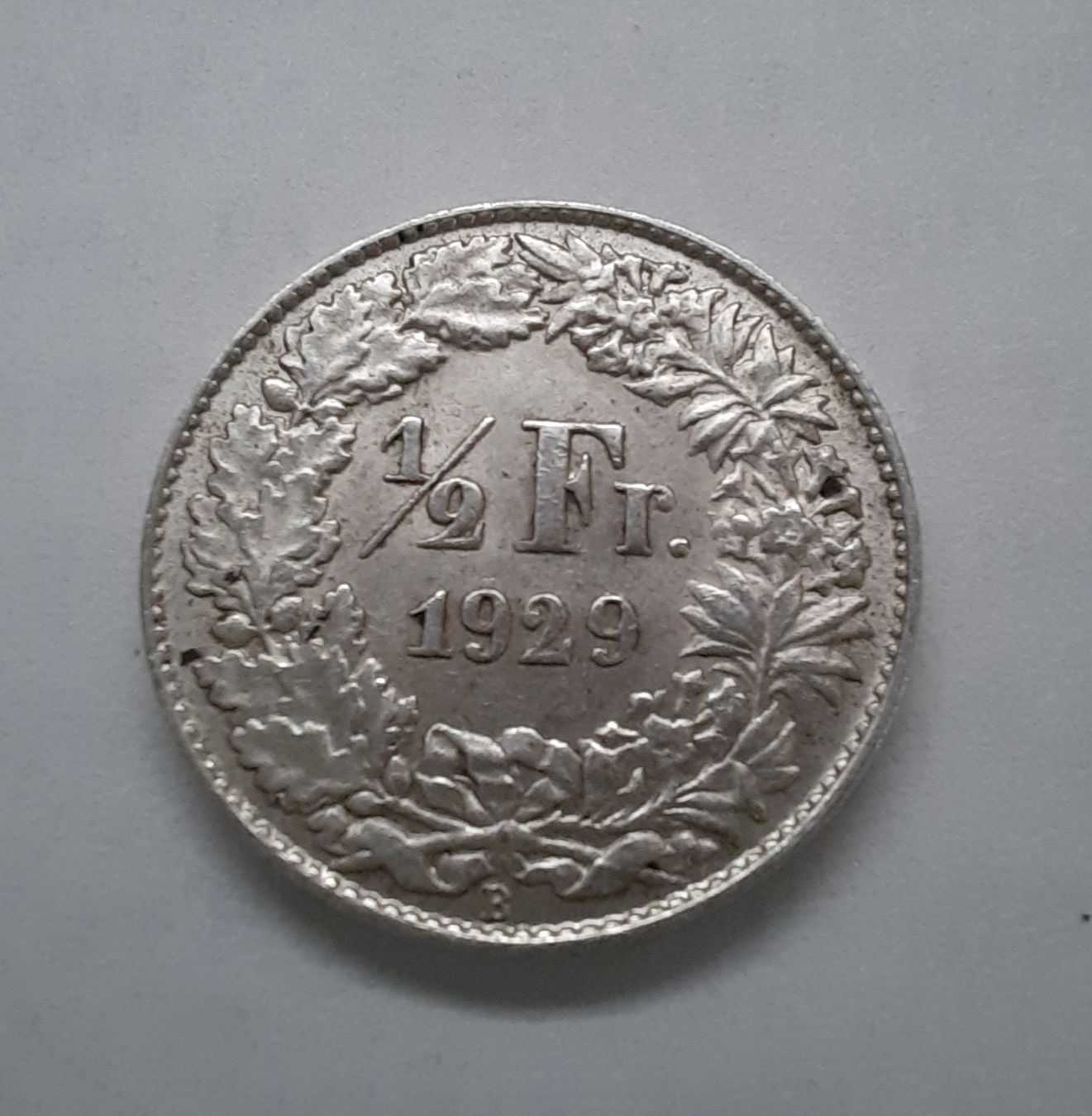 Alle Münzen: 1/2 Franken Silber 1929 – Gebraucht aus Bremgarten AG von cec_5nzz
