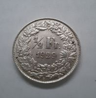 1/2 Franken Silber 1929
