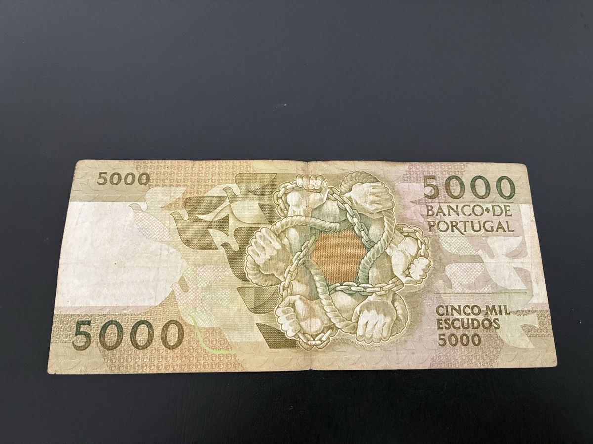 Banconote: 5000$00 1987 – Usato da Dällikon venduto da Woldbanknoten 2