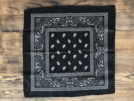 NEU Retro Bandana Nickituch schwarz
