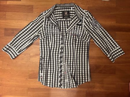 Bluse weiss/schwarz SOCCX