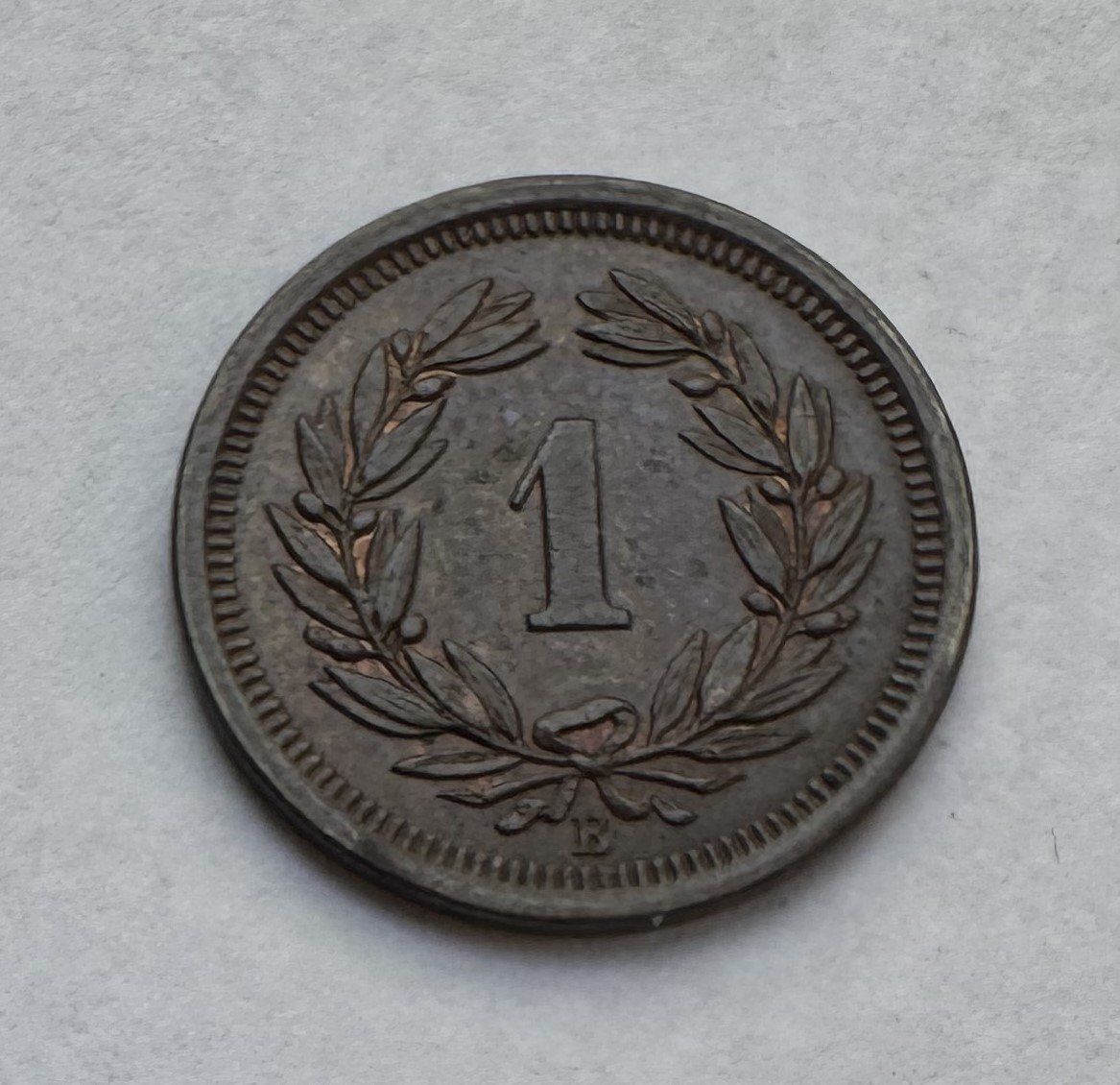 Tutti le monete: 1892 1 Rappen unz – Nuovo (secondo la descrizione) da Kirchberg SG venduto da Helveticus00 1