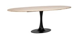 RICHMOND INTERIORS** Dining table Hampton black oval 230