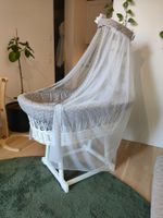 Wunderschöne Baby-Wiege mit Himmel, Top Zustand!