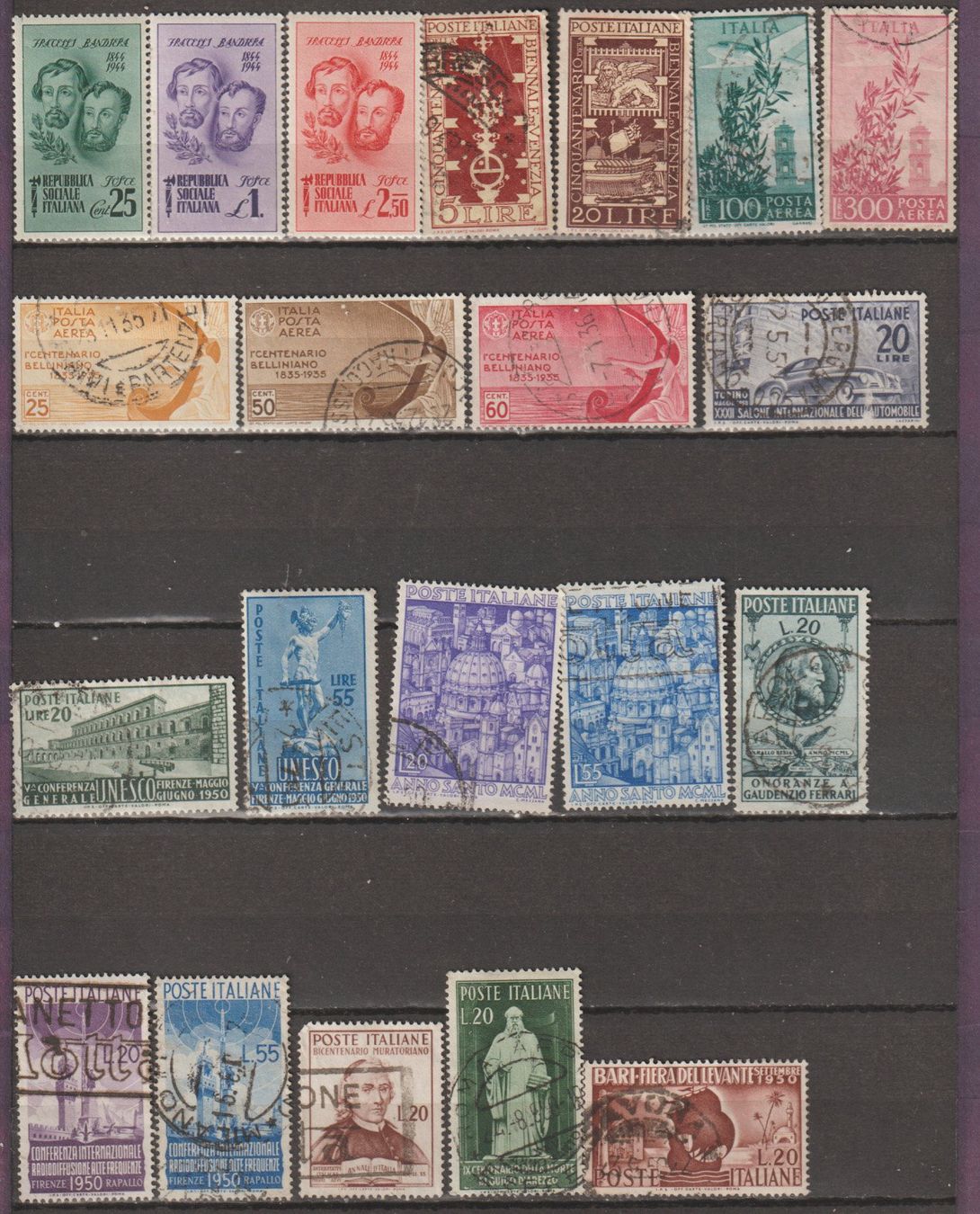 Tutti i francobolli: Italie collection divers – Usato da Crans-Montana venduto da kira56