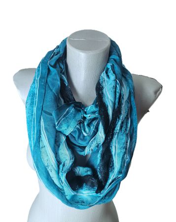 NEU! Boom Baba Schal Endlos Batik Hippie Boho Ethno UNIKAT