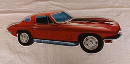 Blechschild Corvette Sting Ray  56 cm