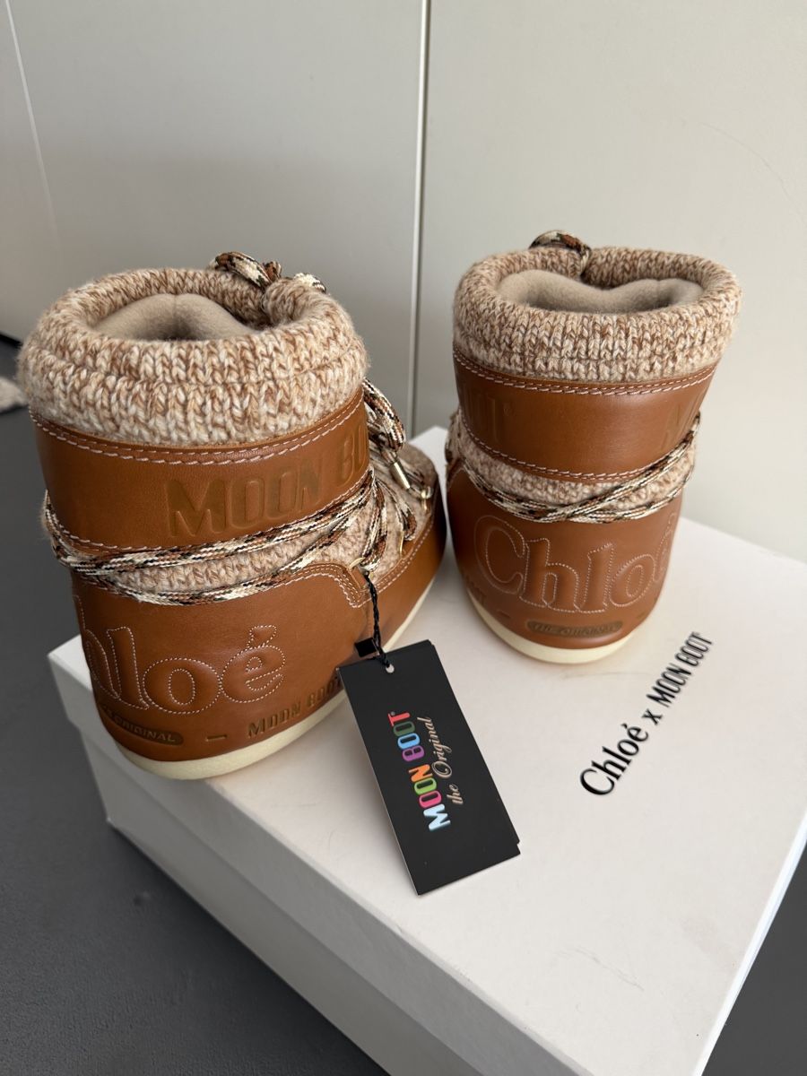 Moon Boot Scarpe da donna: CHLOÉ x MOONBOOT NEW – Nuovo e nell'imballaggio originale da Steinhausen venduto da Stylelene14 3