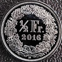 50 Rappen 2016 stgl. / aus Münzsatz