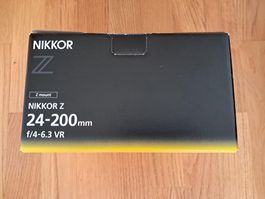 OVP für Nikon Z 24-200mm f4-6.3 VR