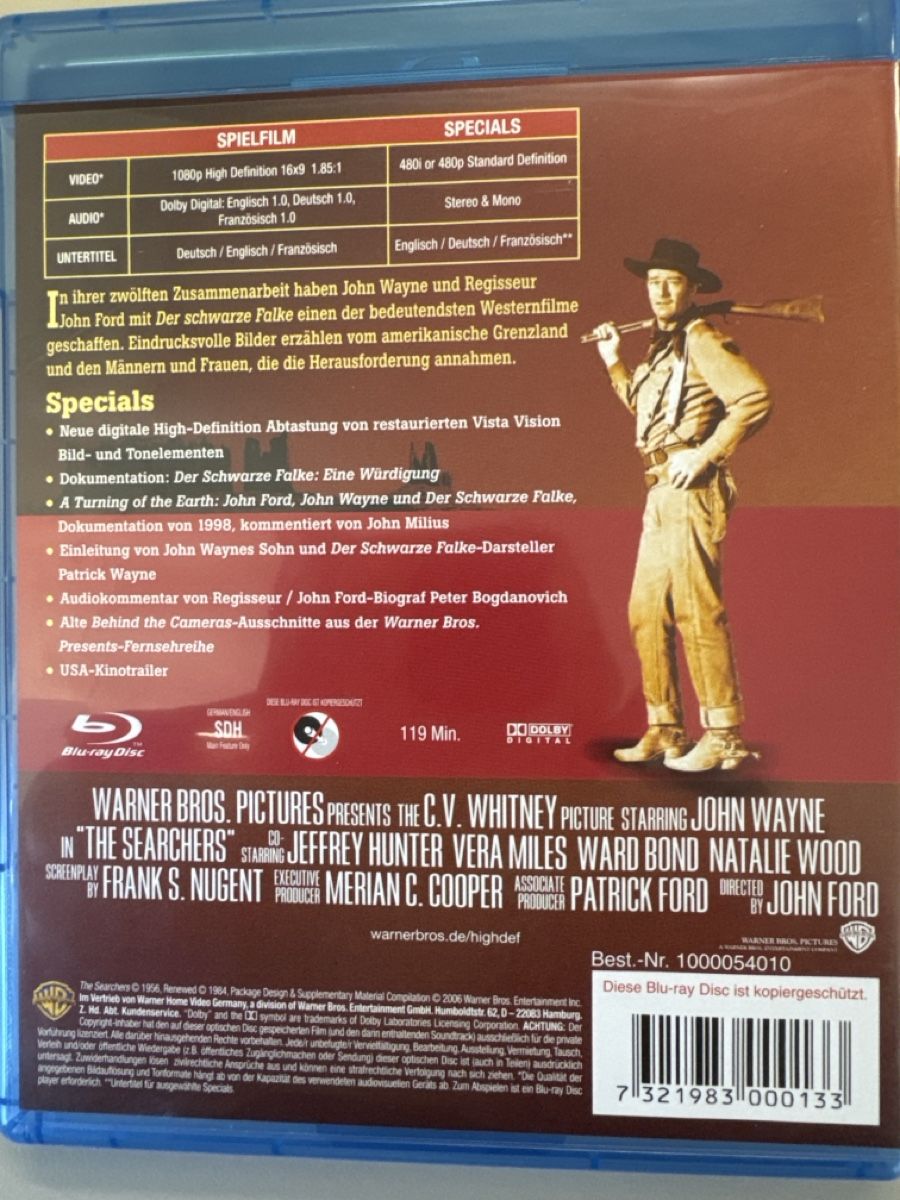 Tous les DVDs: Der Schwarze Falke – D'occasion à Brunnadern par Nanuk60 1