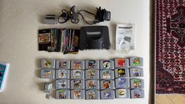 Console Nintendo 64 + 26 jeux (sans manette)
