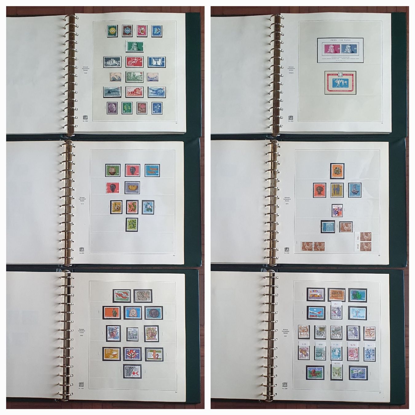 Tutti i francobolli: Sammlung Schweiz Postfrisch  1945 - 92 / Frankaturware 650.- – Usato da Kreuzlingen venduto da Rschweiz1 3