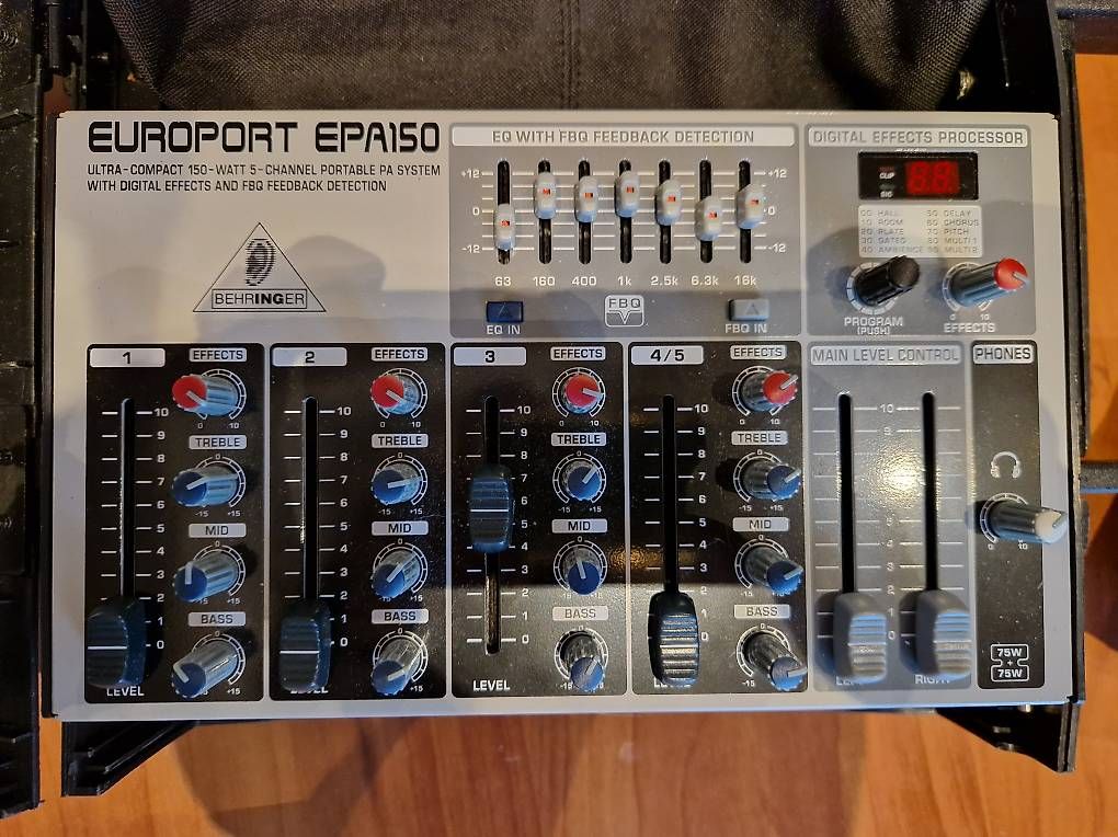 Valigie: Karaoke system Behringer EPA 150 – Usato da Bassersdorf venduto da Althen 1