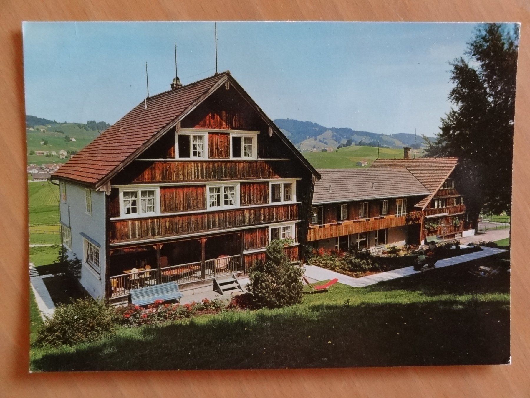 Cartoline postali: Gais - Ruehüsli - 1991 – Usato da St Léonard venduto da Riglin