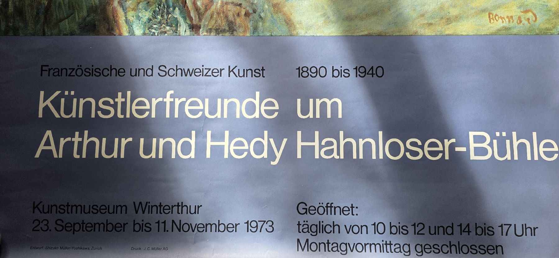 Foto & Immagini: Original Kunstmuseum Winterthur Poster, Hahnloser-Bühler – Nuovo (secondo la descrizione) da Madetswil venduto da rolfmartin 1