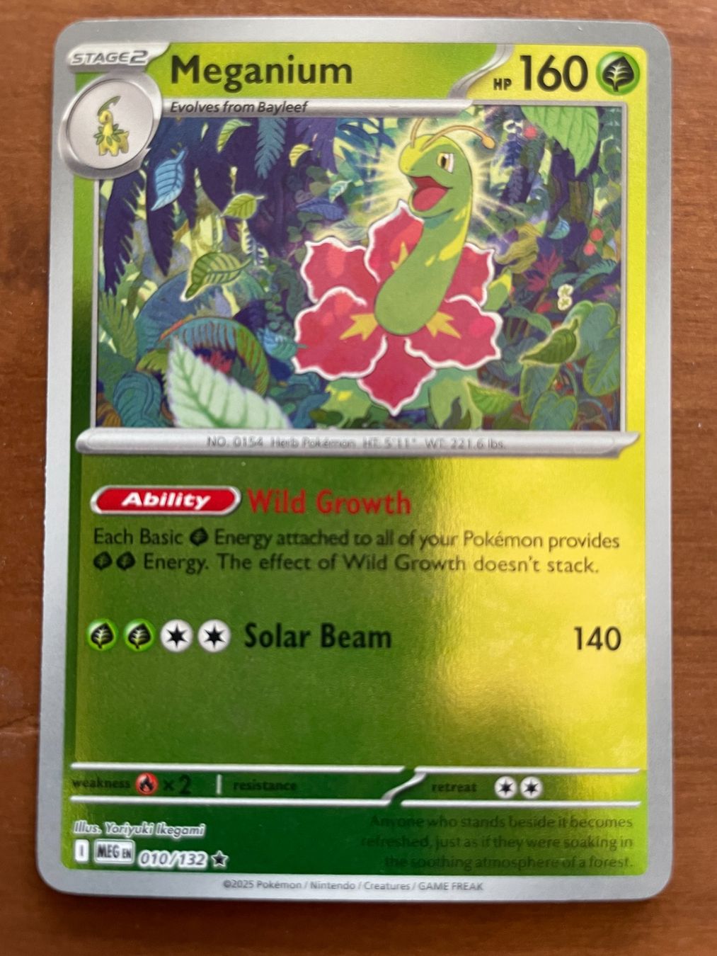 Pokémon Carte collezionabili: Pokemon Meganium Reverse (Versand gratis) – Nuovo (secondo la descrizione) da Chur venduto da Angerson