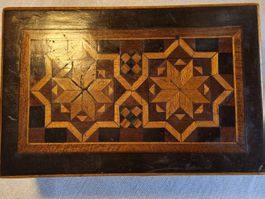 Antike Holzbox Tunbridge Wells Kent, ca 1880