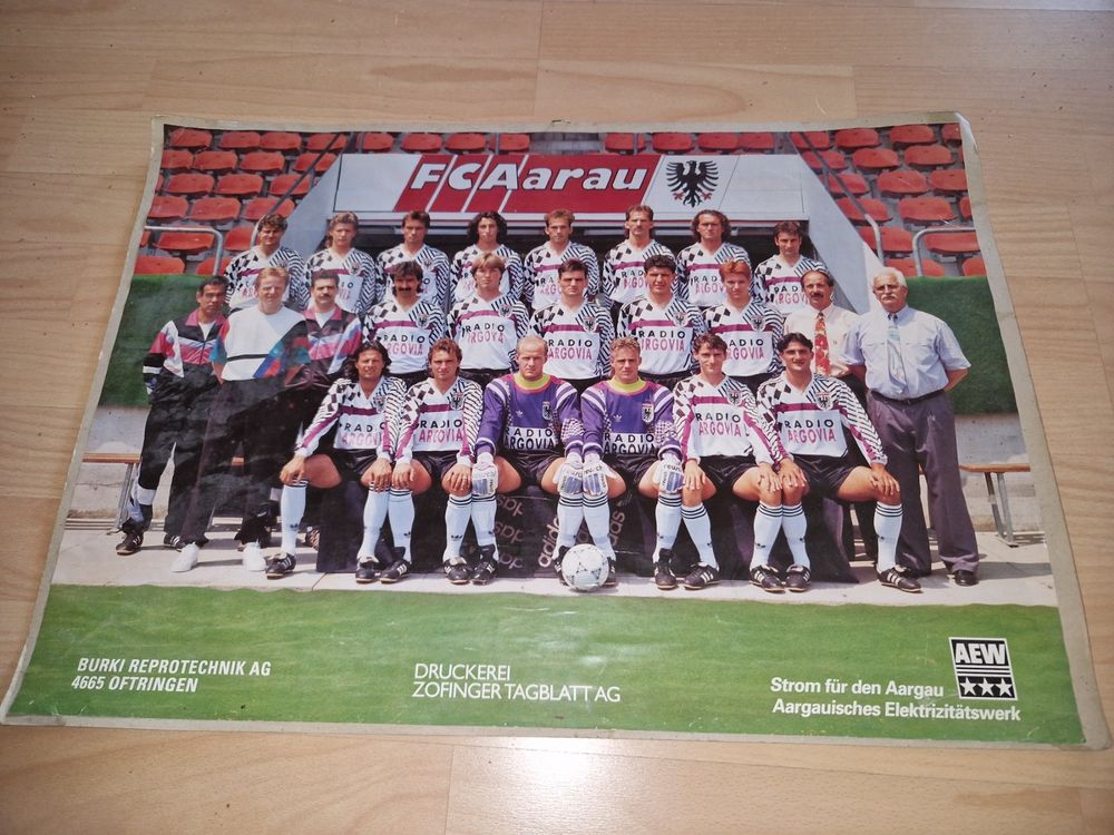 Rarität FC Aarau MeisterMannschaft 1993 Kaufen auf Ricardo