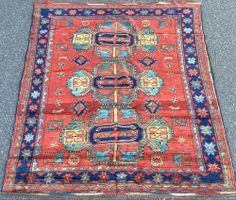 Handgefertigter Kazak-Teppich aus Wolle