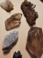 6 spannende Kristallstufen / Spitze